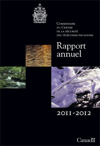 couverture : 2011-2012 Rapport annuel