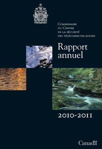 couverture : 2010-2011 Rapport annuel