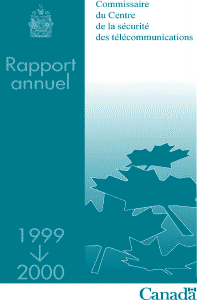couverture : 1999-2000 Rapport annuel