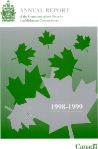 1998-1999 Annual Report Cover
