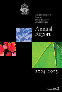 2004-2005 Annual Report Cover