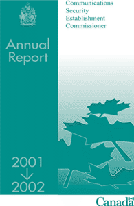 2001-2002 Annual Report Cover